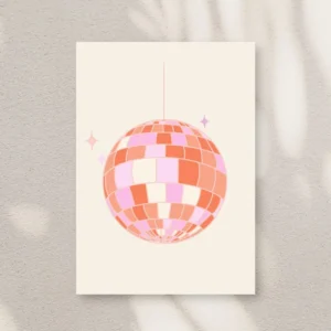 Tania Bisaz - Postkarte Disco Girl
