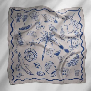 Moxie – Seidenfoulard Coastal 68x68 cm