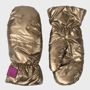 Metallic Fäustlinge gold