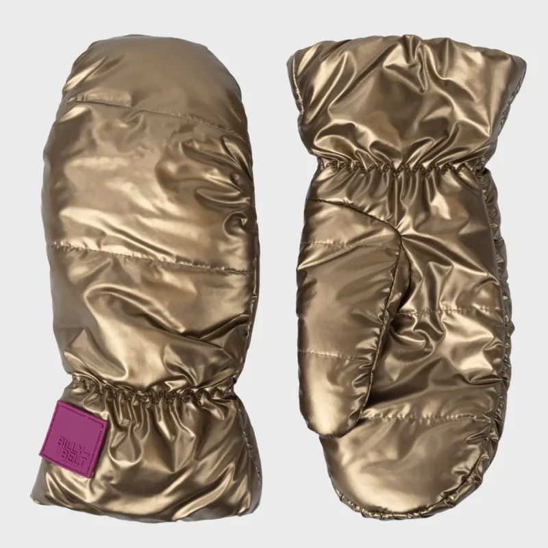 Metallic Fäustlinge gold