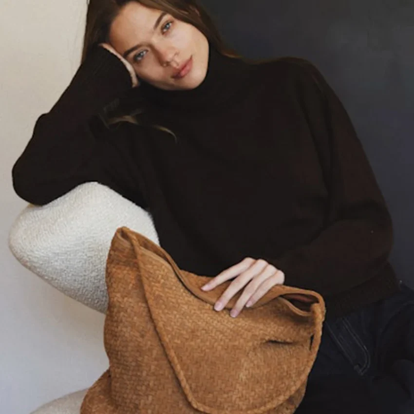 Bembien Tote Bag Suede Copper